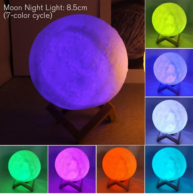 Battery Powered Moon Night Light
